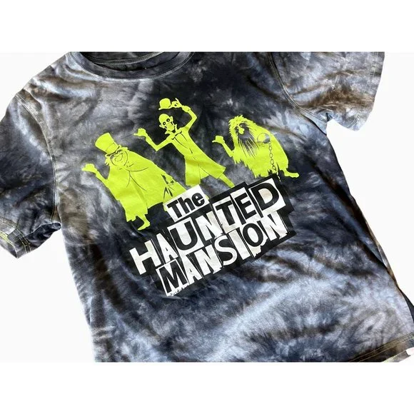 DISNEY PARKS Haunted Mansion Tie Dye T Shirt Tee Size Small EUC - Picture 3 of 6